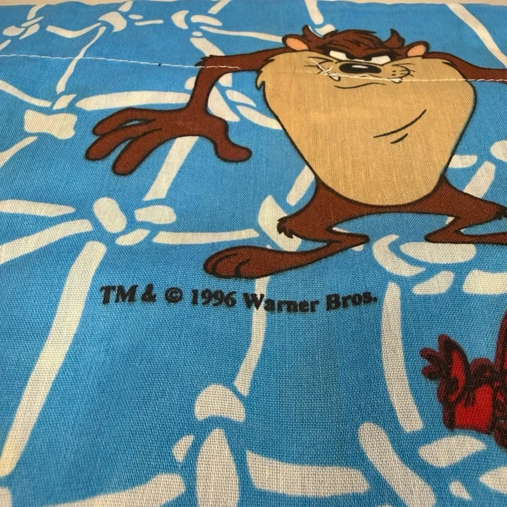 VTG Looney Tunes Space Jam 1996 Pillow Sham Standard Size - Set Of 2